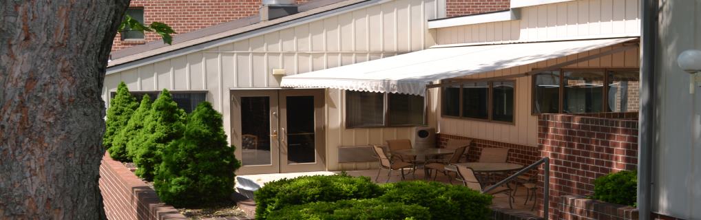 Community Patio at Ridge Residences